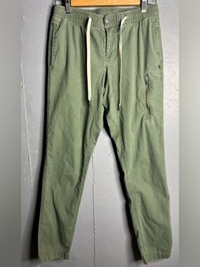 Vuori Mens Green Ripstop Pants Performance Outdoor Athleisure Slim Fit. Size Sml